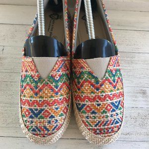 Women's Espadrilles Classic Slip on Orange Shoes